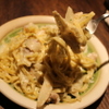 出汁と小皿イタリアン アドマニ - 料理写真:自家製生パスタ：鶏ももとごぼうのレモンクリーム