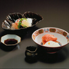 Kichisen - 料理写真:鯛刺造里、あおり烏賊、鮪トロ、温度玉子