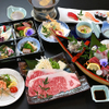 和楽心新庄店 - 料理写真:【豪華舟盛り寿司付き】宴会コース”吟”飲み放題付き国産牛味しゃぶコース