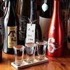 Sakenomi Nishikawa - メイン写真:飲み比べ3種：当店一番人気です。日替りの日本酒を楽しんで下さい。