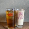 LUCKY MAXIMUM - ドリンク写真:泡盛コーヒー(左)水割り(右)豆乳割り