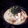夕焼け飯店 - 料理写真:牡蠣とキノコのウニソース、ミニ鉄板焼き。