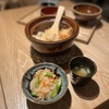 Meshiya Chuunikai - 料理写真:季節の土鍋〜桜えびとアスパラ〜
