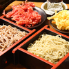 新宿 そば蔵 - 料理写真:名物”二色天”天ぷら揚げたてサクサク、季節の変わりそば