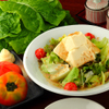 Tetsu - 料理写真:焼き物の合間に味わいたい、ヘルシー野菜の『サラダ』各種。鮮度と産地にこだわった野菜を使ったサラダ。なかでも『豆腐サラダ』はさっぱりヘルシーで人気です。