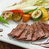 レストランバーブリック - 料理写真:黒毛和牛の鉄板焼きと季節の野菜たち