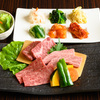 トトリ - 料理写真:ランチ トトリランチ和牛カイノミ、和牛リブカルビ、和牛特選サガリ、キムチ、ナムル、サラダ、スープ、ライス、ドリンク付
