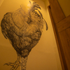 焼鳥 虎忠 - メイン写真:鳥の壁画を階段に描きました。