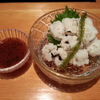 Sushidokoro Nishiki - 料理写真:夏はよく肥えた鱧落としを特製梅肉タレでどうぞ