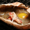 赤羽 トロ函 - 料理写真:カニ味噌の甲羅焼　￥548