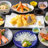 まるさん屋 - 料理写真:かにふぐ御膳（上）
