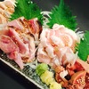 Aburi Shimizu - 料理写真:鶏刺し！四種盛り¥1.480-