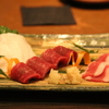 熊本串焼 ノ木口 - 料理写真:熊本の馬刺し厳選三種盛り