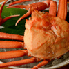 魚富 - 料理写真:『紅ズワイガニ炭焼き』は目の前で焼き上げる楽しさがあります