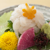 魚富 - 料理写真:『白えび刺し』は上品な甘みを楽しむことができます