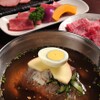 まつり家 - 料理写真:冷麺（手打ち）・厚切タン・和牛上カルビ・和牛カルビ