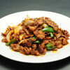 永利 - 料理写真:ラム肉の中国クミン辛味炒め