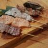 やまよこ鮮魚店 - 料理写真:名物魚串　炙り串