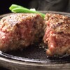 GRILL FUKUYOSHI - 料理写真:看板メニューのとろけるハンバーグ