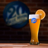 モッブスフェローズ - ドリンク写真:「ブルームーン」アメリカうまれのホワイトビール。