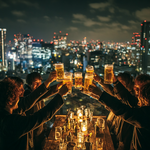 【恵比寿 ビアガーデン】飲み放題・屋上で夜景がキレイで予約可能で手ぶらでBBQ可能なビアガーデン