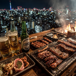 【品川 ビアガーデン】飲み放題・屋上で夜景がキレイで予約可能で手ぶらでBBQ可能なビアガーデン