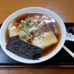 東京の甘味処の餅入りラーメン