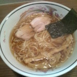 熱々スープのラーメン。