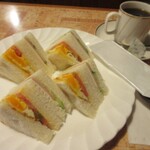 その１、仙台市営地下鉄沿線でモーニングセット