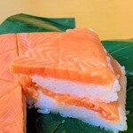 富山のお薦め鱒の寿司。