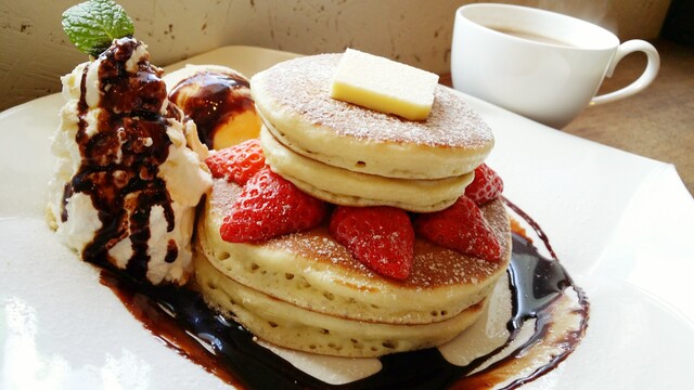 梅小路カフェ ボッシェ Bossche 梅小路京都西 パンケーキ 食べログ