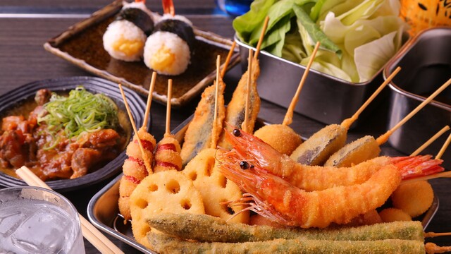 Shinsekai Janjan Yokocho Kushikatsu Katsuhiro Dotonbori Ten