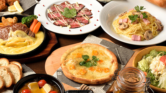 7種のチーズフォンデュ食べ放題とシカゴピザ 名古屋チーズキッチン 名駅太閤口店 名古屋 ダイニングバー ネット予約可 食べログ
