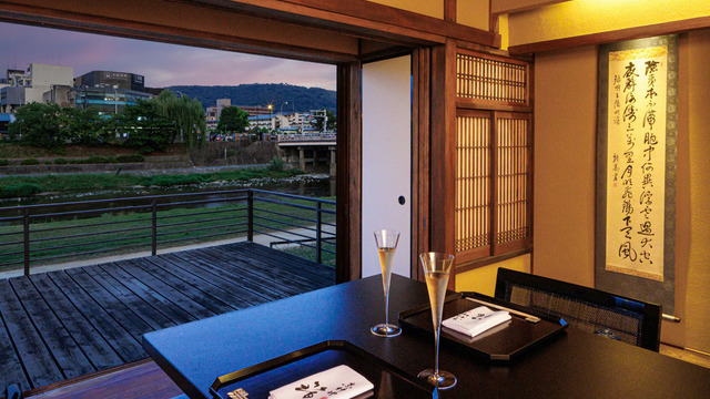 高級桐製 茶道具 パーテーション 屏風 京都 阿以波 華道 旅館