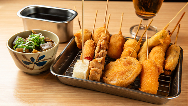 串かつ だるま クロス茶屋町店のご予約 - 大阪梅田（阪急）/串揚げ