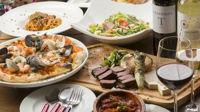 スパニッシュイタリアン Azzurro 5 Caffe Costa De Terrazza 海浜幕張店 アズーロ 海浜幕張 ダイニングバー ネット予約可 食べログ