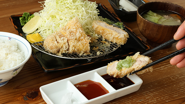 Tonkatsu Iwai - Daimon/Tonkatsu (Pork cutlet) | Tabelog