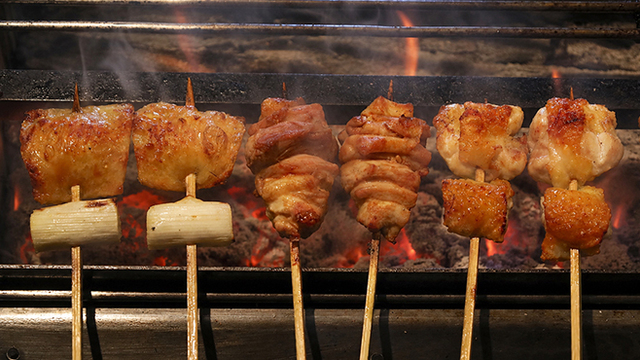 Sumibi Iwata. Ao - Kitashinchi/Yakitori (Grilled chicken skewers