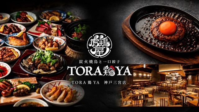 炭火焼鳥と一口餃子 TORA鶏YA 神戸三宮店のご予約 - 神戸三宮（阪急