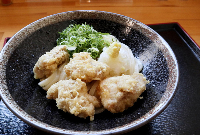 讃岐うどんのとり天ぶっかけ冷 #4 [食べログまとめ]