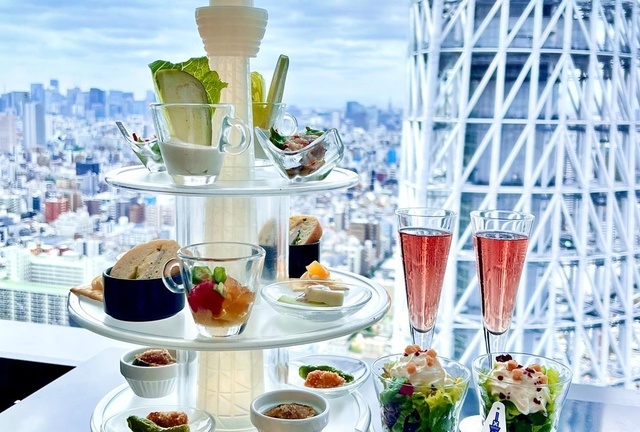 スカイレストラン634 雅ランチ利用券、天望デッキ入場付 定価26,600  