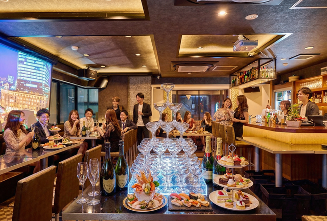 恵比寿 貸切10人、15名、20名、30名、50名、100名等プロジェクター