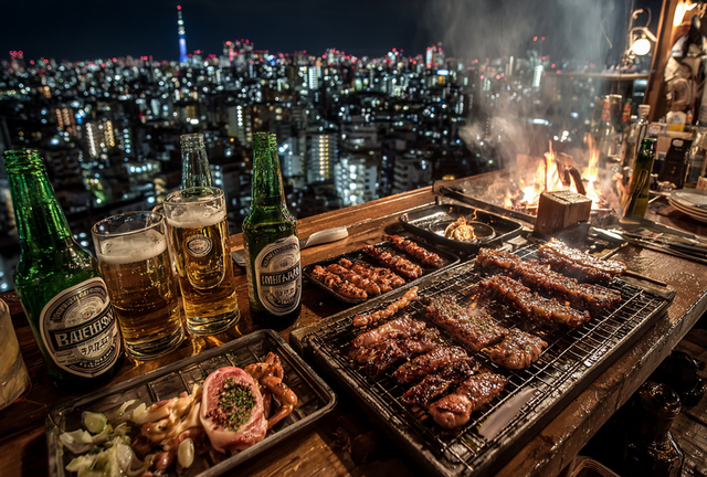 品川 ビアガーデン】飲み放題・屋上で夜景がキレイで予約可能で手ぶら
