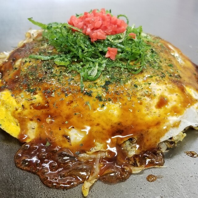 料理メニュー お好み焼き処 しんえもん 佐伯区役所前 お好み焼き 食べログ