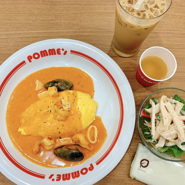 ポムの樹 富山ファボーレ店 速星 オムライス 食べログ