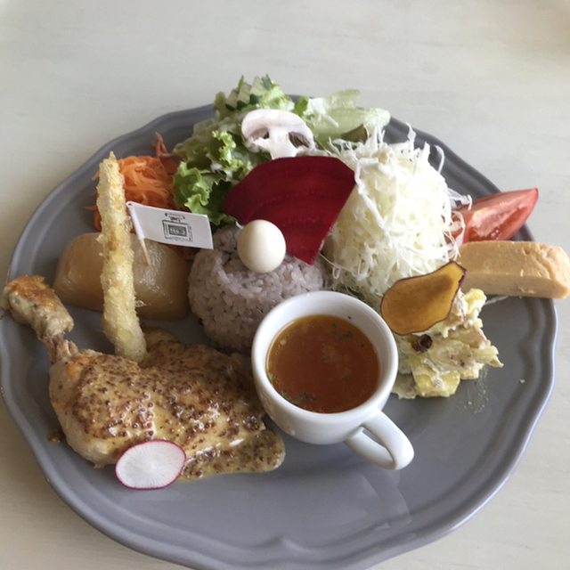 写真 カフェナンバースリー ベジタブルパンケーキ Cafe 3 Vegetable Pancake 新栃木 カフェ 食べログ