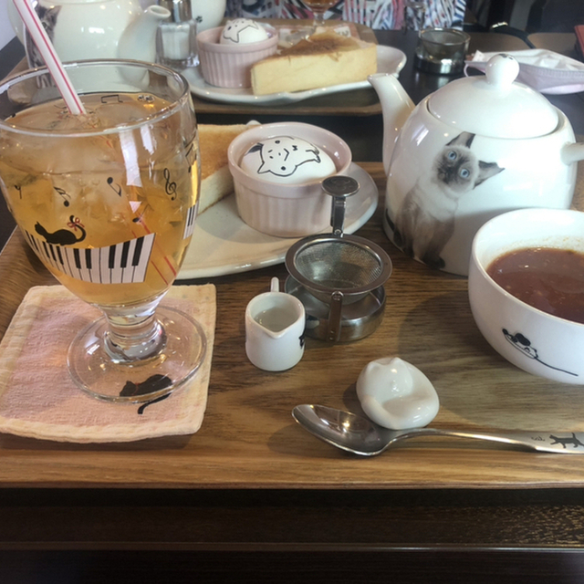 カフェ猫の散歩道 Cafe 蟹江 カフェ 食べログ