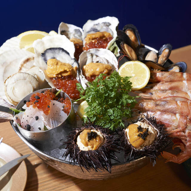 【2時間飲み放題付き】 【極み】贅沢痛風シーフードプラッターコース 9328円 FISH MARKET 恵比寿 （フィッシュマーケット