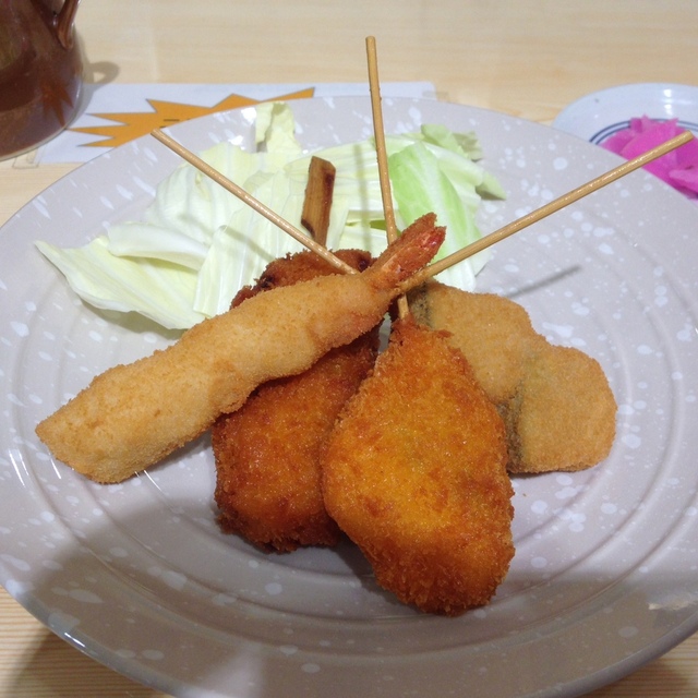 串かつ もめん 阪急大井町店 大井町 串揚げ 串かつ 食べログ