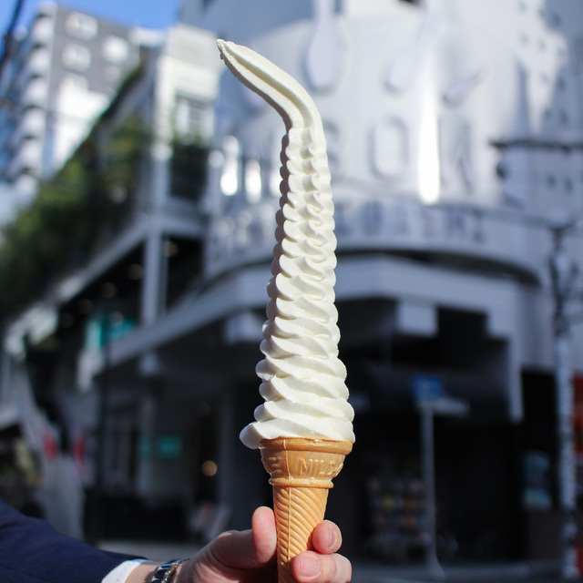 Long Softcream アメリカ村店 ロングソフトクリーム 旧店名 Pop Sweet 四ツ橋 ソフトクリーム 食べログ